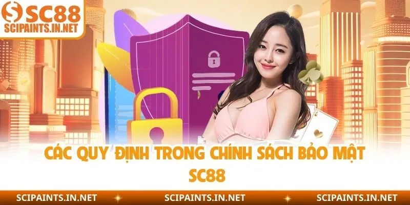 Các quy định trong chính sách bảo mật SC88