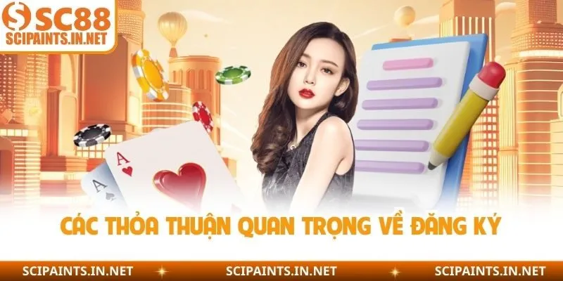 Các thỏa thuận quan trọng về đăng ký