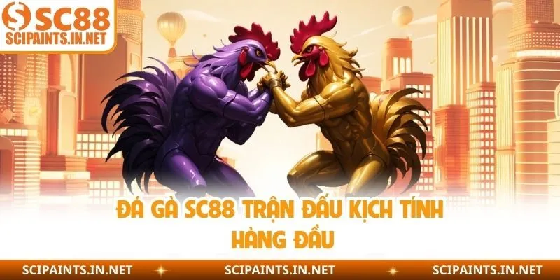 Đá gà SC88 trận đấu kịch tính hàng đầu