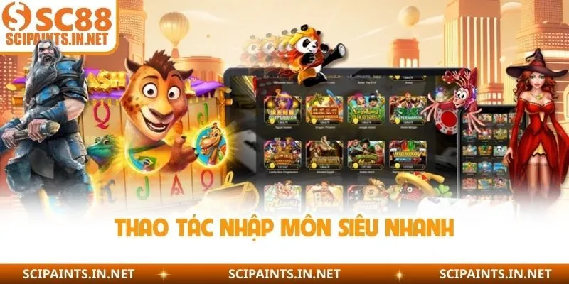 Thao tác nhập môn siêu nhanh